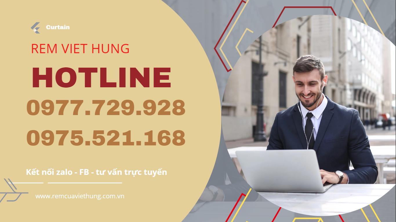 Hotline rèm cửa Việt Hùng